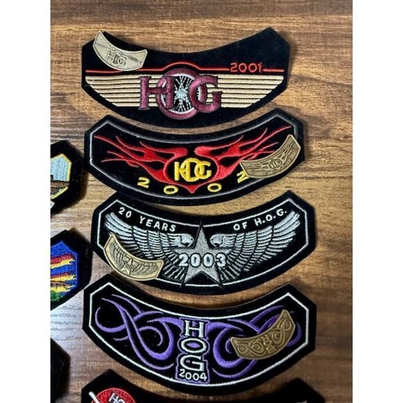 Harley Davidson HOG Lot 34 Patches and Pins (13 Years) 1996-2008 - Picture 7 of 12